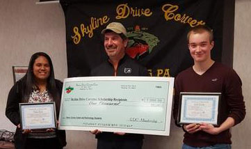Automotive Technology students receive scholarships to post-secondary education