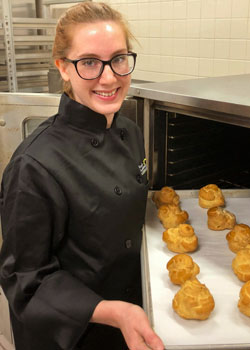 photo of Ms. Hilliard, Baking and Pastry Arts teacher