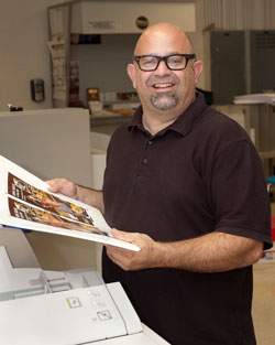 Mr. Borelli, Printing and Graphic Communications instructor