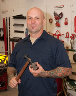 Mr. Cassler, Auto Body Repair instructor
