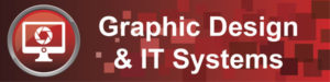 Graphic Design and IT Systems Cluster banner graphic